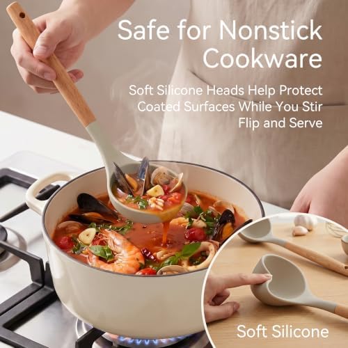 Silicone Kitchen Utensils Set, Heat-Resistant Cooking Utensils, BPA-Free - Image 5