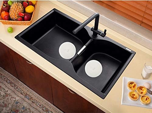 V-TOP Tub Stopper 2 Pack, 6 inches Large Silicone Drain Plug Hair Stopper Flat Suction Cover for Kitchen Bathroom and Laundry - Image 5