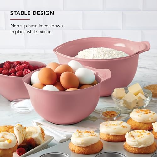 KitchenAid Universal Nesting Plastic Mixing Bowls, 1.5-quart, 2.5-quart, 3.5-quart, 4.5 quart, Set of 4 (Pack of 4) - Image 5