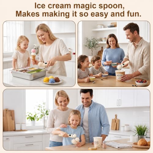 Heated Ice Cream Scoop Rechargeable, 3 Heat Settings, Electric Scooper - Image 3