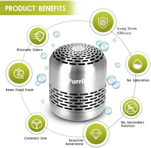 Purriko Refrigerator Deodorizer,Long-Lasting Fridge Odor Eliminator - Image 5
