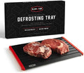 BLAZIN' THAW Defrosting Tray for Frozen Meat | 14” Large-Size | Aluminium Plate for Thawing Frozen Food | Natural Thawing Process | No Microwaves, No Cold/Warm Water Required | by BlazinThaw