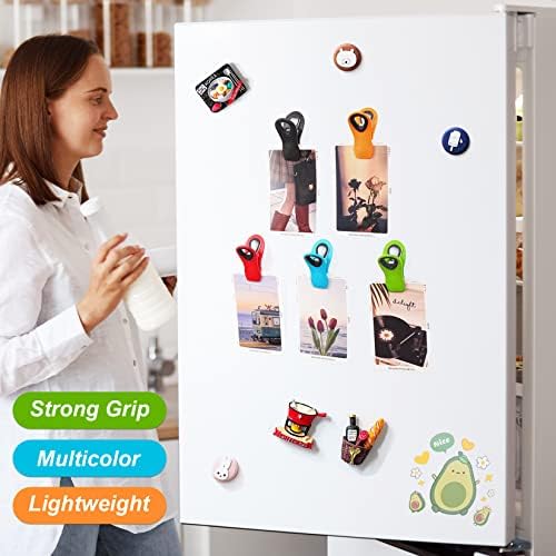 JETMORE 16 Pack Chip Clips Bag Clips, Multicolor Magnetic Chip Clip - Image 2