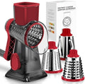 KEOUKE Rotary Cheese Grater, Hand Crank Shredder Slicer by KEOUKE