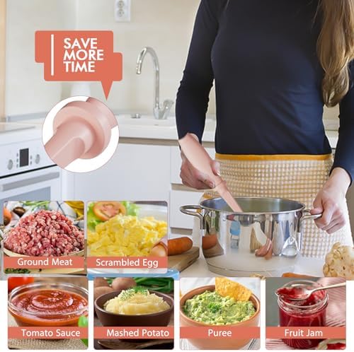 Upgrade Meat Chopper Hamburger Masher Ground Beef Smasher Utensil Mix Tool - Image 3
