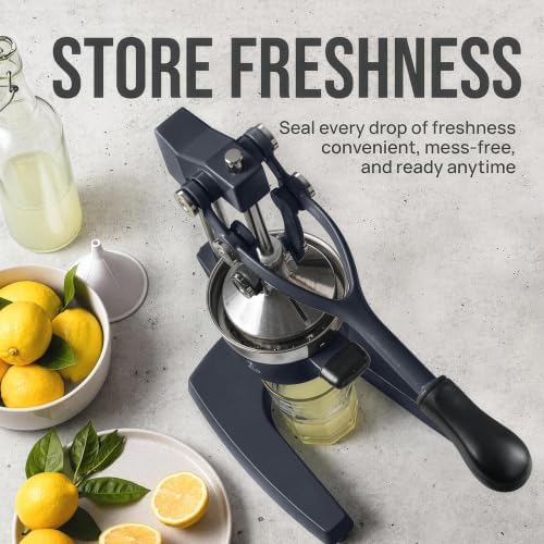 Zulay Kitchen Cast Iron Juicer, Orange Manual Juicer, Citrus Press, Ash - Image 7