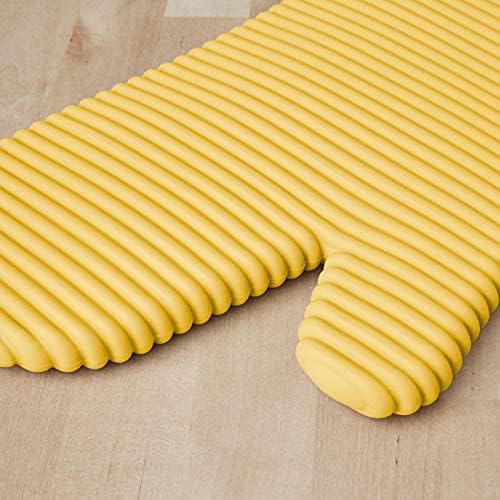 KITCHENAID Ribbed Soft Silicone Oven Mitt 2-Pack Set, 7.5"x13", Orange Sorbet - Image 4