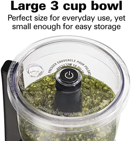 Hamilton Beach 3 Cup Electric Vegetable Chopper & Mini Food Processor - Image 3