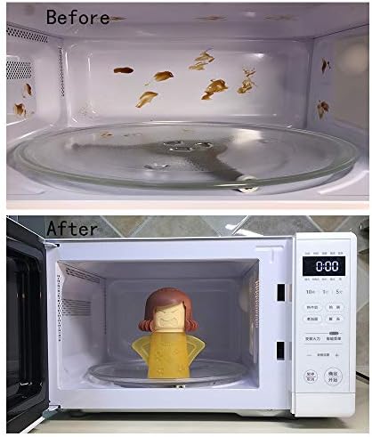 Angry Mama Microwave Cleaner, Vinegar and Water Steam Tool (Yellow) - Image 6