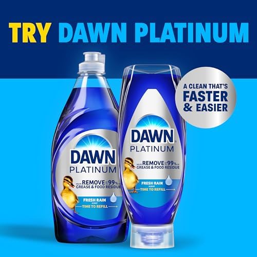 Dawn Ultra Dish Soap Refill Jug, Large Size Original Blue Liquid Dishwashing Detergent, Powerful Dish Soap for Grease, 51.5 oz - Image 5
