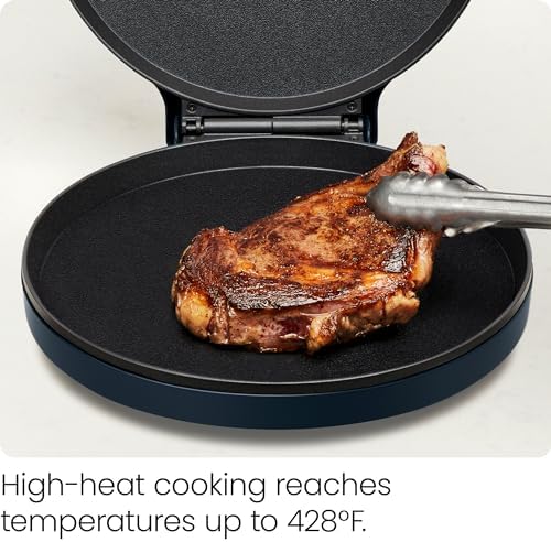 Chefman Everything Maker & Pizza Oven – 1440W Countertop Electric Pizza Maker with 12” Nonstick Cooking Plates, Plus Makes Quesadillas, Omelettes and More, with Indicator Lights and Vertical Storage - Image 5