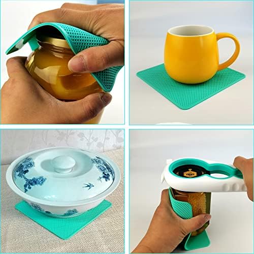 Otstar Jar Opener Bottle Opener and Can opener for Weak Hands,Seniors with Arthritis, Elderly, Jar Lid Opener Gadgets with Rubber Jar Opener Gripper Pad and Corkscrew Opener - Image 5