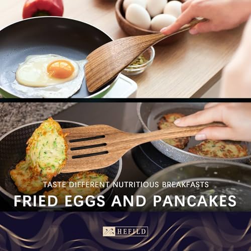 Wooden Spoons for Cooking, 11-Piece Acacia Wood Utensil Gift Set - Image 5