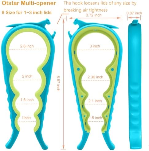 Otstar Jar Opener & Bottle Opener for Seniors with Arthritis, Weak Hands - Image 2