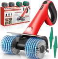 Electric Grill Brush for Outdoor Grill, Cordless BBQ Grill Cleaner with Dual Rotating Heads, 450 RPM Motorized Grill Cleaning Brush with Forward & Reverse, 6-Piece Replaceable Brush Set by NeatLt