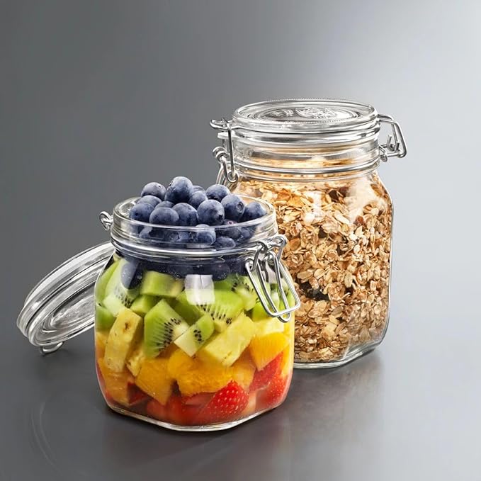 Bormioli Rocco 149280M04321991 food container, 25.25 oz, Clear