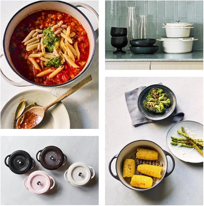 Vermicular Oven Pot 3.9 Qt Matte Black - Japanese Enameled Cast Iron Dutch Oven
