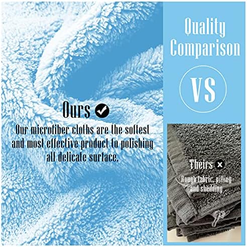 24 Pack Kitchen Dishcloths - Does Not Shed Fluff - Reusable Dish Towels, Dish cloths, Super Absorbent Coral Fleece Cleaning Cloths, Nonstick Oil Washable Fast Drying, 7 x 9 Inch (Aquamarine) - Image 7