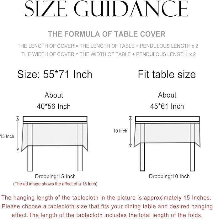 patdrea Designer Beige Small Tablecloth for Rectangle Table,Elegant Linen Floral Pattern French Table Cloth,Decor Cover Cloth for Kitchen Dining Christmas,Thanksgiving,55"x71"-Istana a