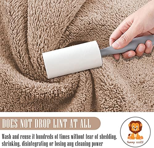 Sunny zzzZZ 24 Pack Kitchen Dishcloths - Does Not Shed Fluff - Reusable Dish Towels, Dish Cloths, Super Absorbent Coral Fleece Cleaning Cloths, Nonstick Oil Washable Fast Drying, 10 x 10 Inch (Brown) - Image 4