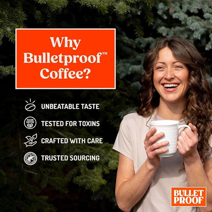 Bulletproof Original Medium Roast Ground Coffee, 12 Ounces (Pack of 3), 100% Arabica Beans, Clean Coffee Tested for Toxins, Packaging May Vary