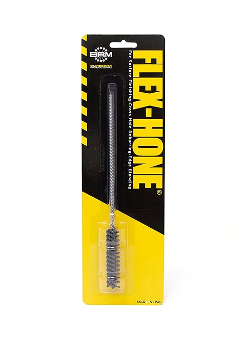 Brush Research BC10M400 FLEX-HONE®, 0.394" (10mm) Diameter, 400 Grit, Silicon Carbide, for Mild Steel, Stainless Steel, Cast Iron and Softer Ferrous Materials