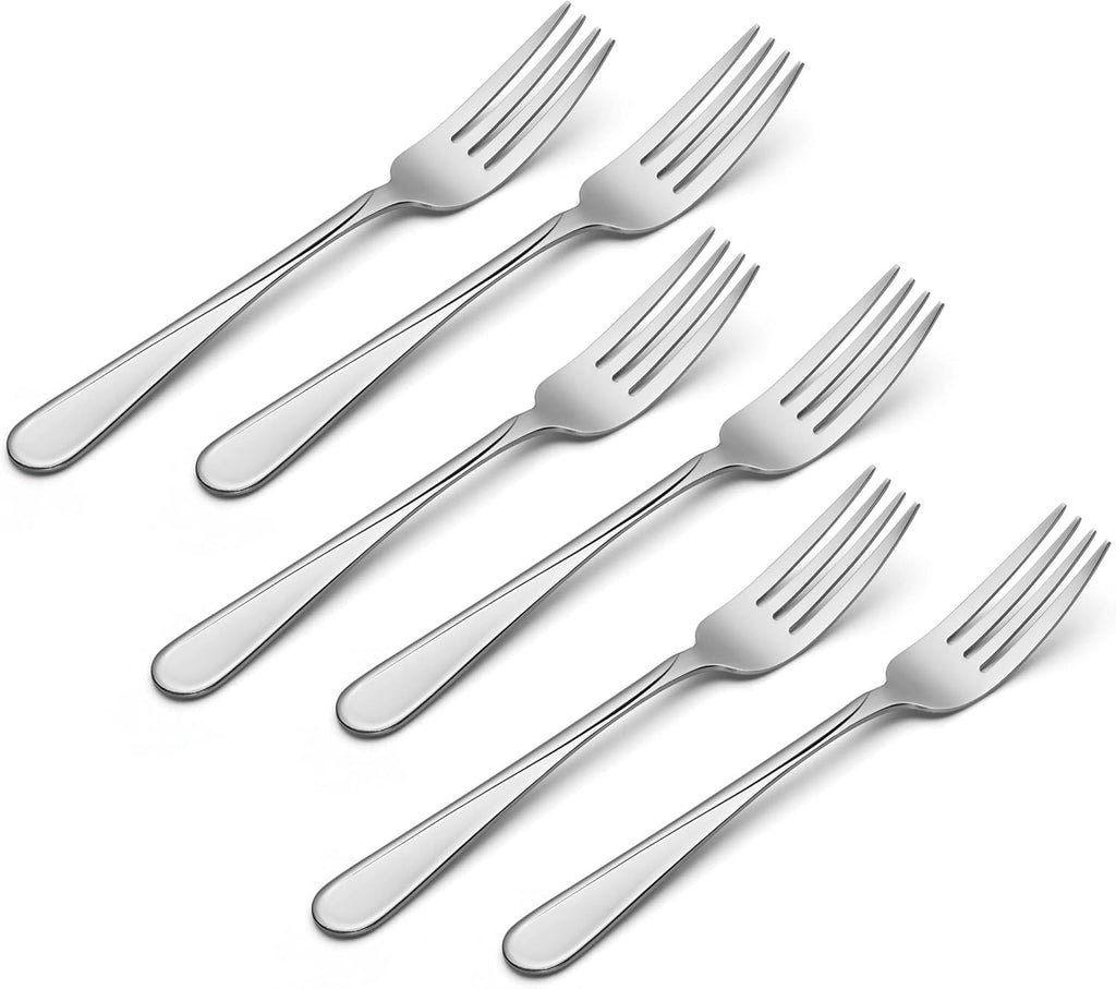 Oneida Flight Dinner Forks, 18/0 Stainless Steel, Set of 6
