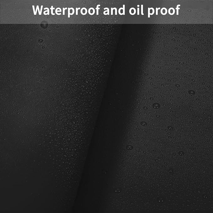 Dresser Cover TopFor Bedroom - 12x70 Inch Waterproof Easy to Clean Can Conceal Flaws Protector The Table Top from Scratches Used for Coffee Table Dresser(Black+Black 12x70)