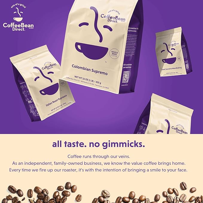 Coffee Bean Direct Italian Roast Espresso, Ground Coffee, Dark Roast, 5 Pound Bag (Pack of 1)