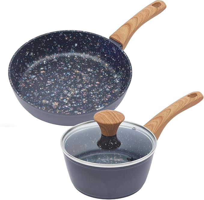 Nonstick Cookware Set 2-Piece 10.25" Black - PFOA Free