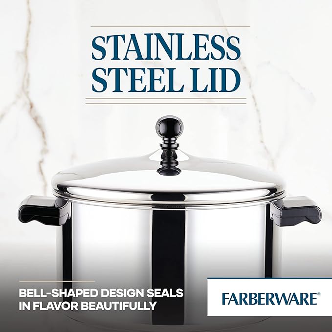 Farberware Classic 6-Quart Stainless Steel Stockpot Pack of 3