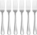 Oneida Flight Dinner Forks, 18/0 Stainless Steel, Set of 6