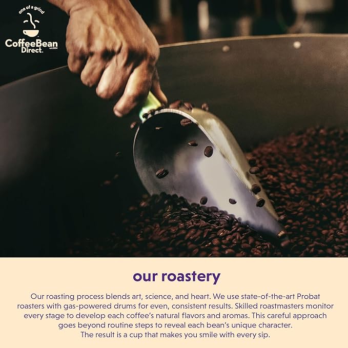 Coffee Bean Direct Dark Sulawesi Kalossi, Whole Bean Coffee, Arabica Coffee, Dark Roast, 2.5 Pound Bag (Pack of 1)