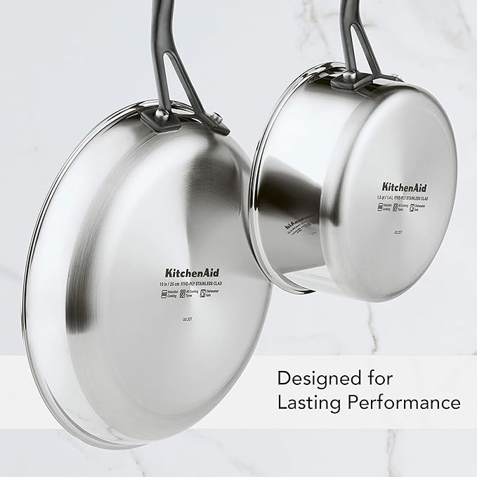 KitchenAid 5-Ply Stainless Steel Nonstick Fry Pan 8.25"