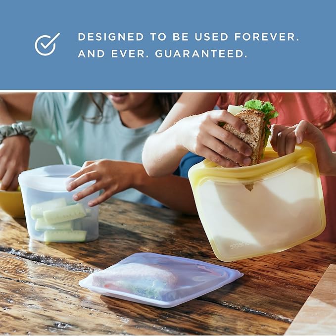 Stasher Premium Silicone Reusable Food Storage Bowl, Lavender, Microwave, Sous Vide, Dishwasher, Oven and Freezer Safe, BPA Free, Leak-free, Eco-friendly, 2-Cup Bowl