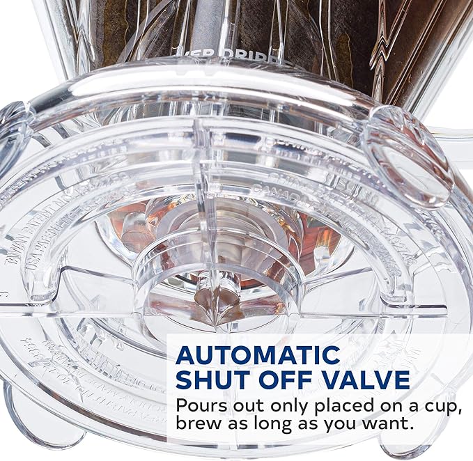 Clever Coffee Dripper and Filters, Large 18 oz (Black)| Barista's Choice| Safe BPA Free Plastic|Includes 100 Filters