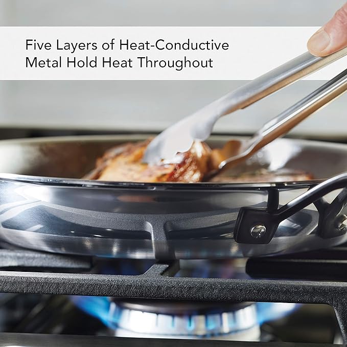 KitchenAid 5-Ply Stainless Steel Fry Pan 12.25"