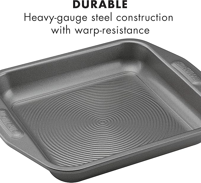 Circulon Nonstick Bakeware, Nonstick Cookie Sheet/Baking Sheet - 11 Inch x 17 Inch, Dark Gray (Pack of 2)
