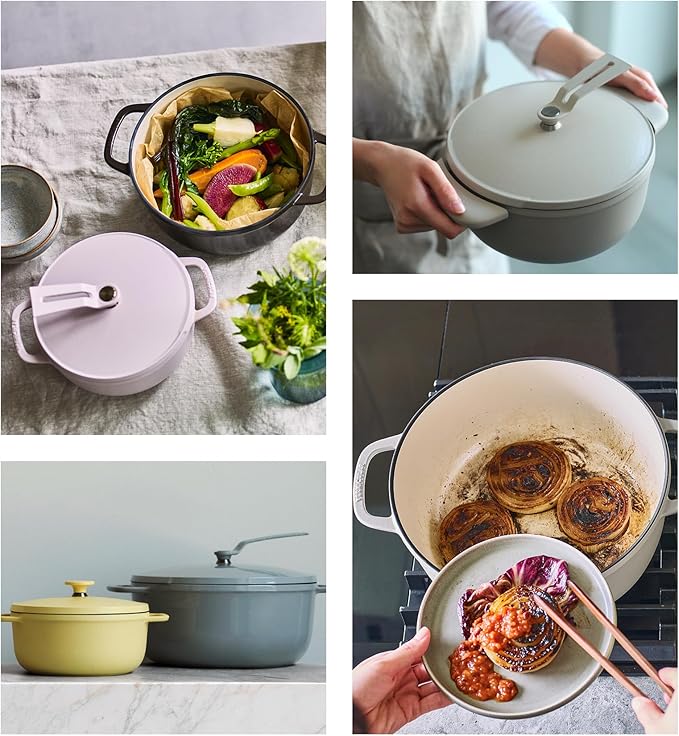 Vermicular Oven Pot 2.0 | Lightweight Enameled Cast Iron Pot | 18cm (2 Qt) | Non-Toxic | Induction-compatible | Dutch Oven | Made in Japan | Deep Ocean Blue