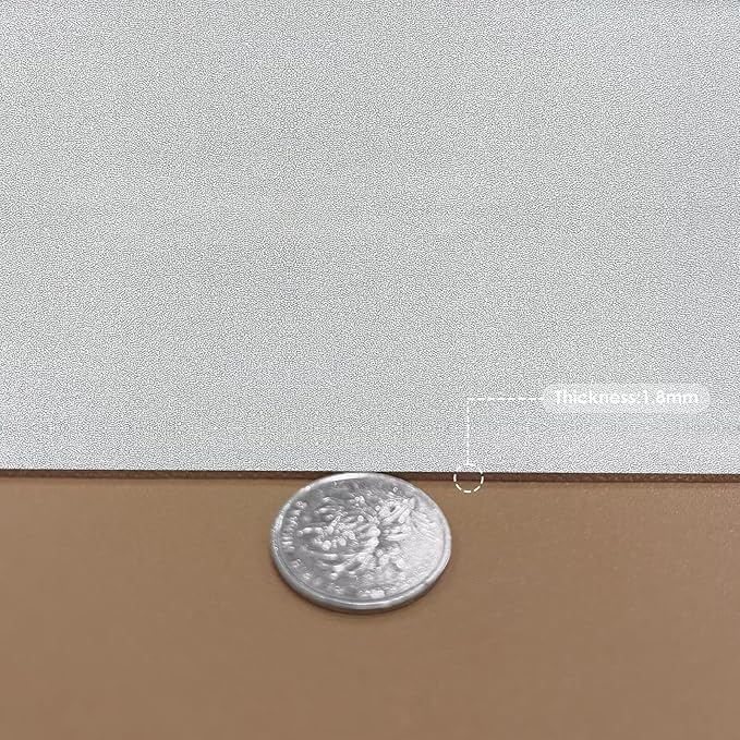 Leather Table Cover,1.8mm Thick,30x48 Inch Desk Cover,Large Desk Mat,Table Protector,Table Cover Protector,Dining Table Cover Protector,XL Desk Mat(Khaki+Silvery,30x48)
